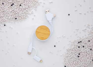 Logo trade reklaamtooted foto: RCS taaskasutatud plastist Ontario 6-in-1 sissetõmmatav kaabel